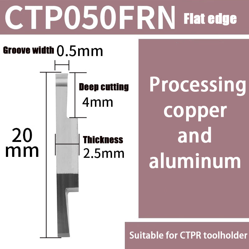 98-CTPA15FRN Swiss CNC Machine Blade Flat Bevel Groove Cutting Tool Shandong Denso Pricision Tools Co.,Ltd.